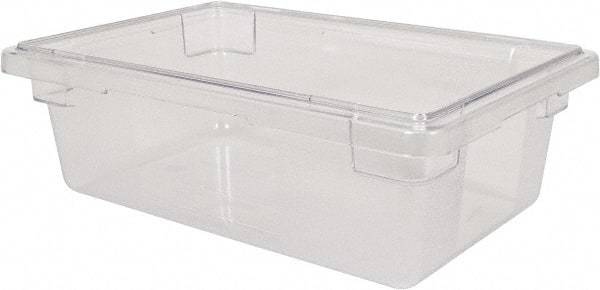 Rubbermaid - Rectangular, Clear Polycarbonate Food Tote Box - 9" High x 18" Wide x 26" Long - Best Tool & Supply