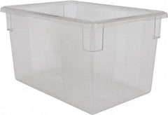 Rubbermaid - Rectangular, Clear Polycarbonate Food Tote Box - 15" High x 18" Wide x 26" Long - Best Tool & Supply