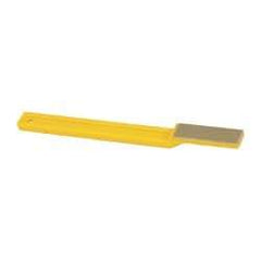 3M - 1-3/4" OAL Very Fine Sharpener Diamond File - 1/2" Wide, 1-3/4 LOC, Yellow - Best Tool & Supply