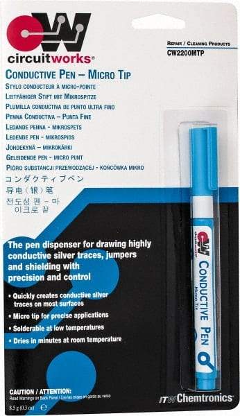 Chemtronics - 0.3 Ounce Pen Conductive Pen - Flammable - Best Tool & Supply