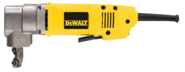 DeWALT - 120V, 1,950 SPM, 6.5 Amp, Electric Power Nibbler - 16 (Mild Steel) and 18 (Stainless Steel) Gauge Cutting Capacity - Best Tool & Supply