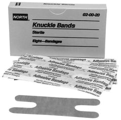 North - 3" Long x 1-1/2" Wide, Knuckle Bandage Self-Adhesive Bandage - Beige, Woven Fabric Bandage - Best Tool & Supply