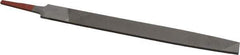 Simonds File - 8" Long, Smooth Cut, Flat American-Pattern File - Double Cut, Tang - Best Tool & Supply