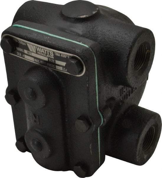 Watts - 4 Port, 3/4" Pipe, Cast Iron Float & Thermostatic Steam Trap - 15 Max psi - Best Tool & Supply