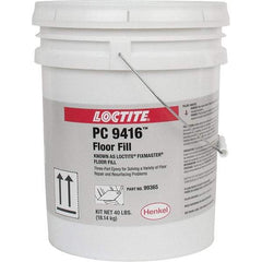 Loctite - 40 Lb Kit Gray Epoxy Resin Filler/Repair Caulk - -20 to 225°F Operating Temp, 6 min Tack Free Dry Time, 24 hr Full Cure Time, Series 135 - Best Tool & Supply