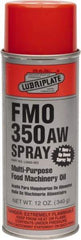 Lubriplate - 9.5 oz Aerosol Mineral Multi-Purpose Oil - SAE 20, ISO 68, 65 cSt at 40°C & 9 cSt at 100°C, Food Grade - Best Tool & Supply