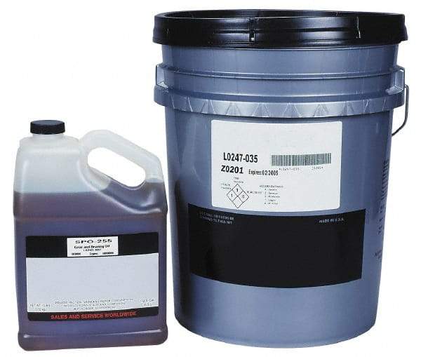 Lubriplate - 5 Gal Pail, Mineral Gear Oil - 148 SUS Viscosity at 210°F, 2260 SUS Viscosity at 100°F, ISO 460 - Best Tool & Supply