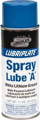 Lubriplate - 12 oz Aerosol Lithium General Purpose Grease - White, 150°F Max Temp, NLGIG 1, - Best Tool & Supply