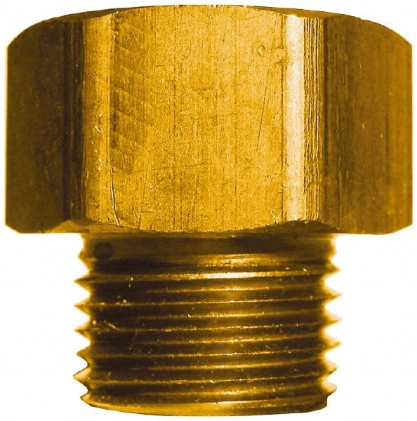 3/4 FGHT & 3/4 MPT Garden Hose Fitting Brass, Female Hose to Male Pipe Connector