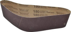 Tru-Maxx - 4" Wide x 36" OAL, 180 Grit, Aluminum Oxide Abrasive Belt - Aluminum Oxide, Very Fine, Coated, X Weighted Cloth Backing - Best Tool & Supply