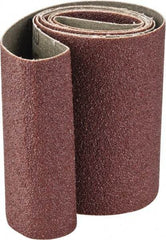 Tru-Maxx - 4" Wide x 60" OAL, 60 Grit, Aluminum Oxide Abrasive Belt - Aluminum Oxide, Medium, Coated, X Weighted Cloth Backing - Best Tool & Supply