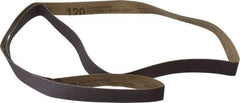 Tru-Maxx - 1" Wide x 72" OAL, 120 Grit, Aluminum Oxide Abrasive Belt - Aluminum Oxide, Fine, Coated, X Weighted Cloth Backing - Best Tool & Supply