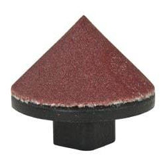 Superior Abrasives - 5/8" Diam 180 Grit 90° Included Angle Cone Center Lap - Aluminum Oxide, Very Fine Grade, Holder Required - Best Tool & Supply