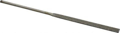 Value Collection - 5-1/2" OAL Fine Equalling Needle Diamond File - 13/64" Wide x 3/64" Thick, 2-3/4 LOC - Best Tool & Supply