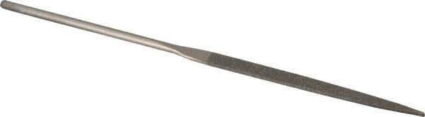 Value Collection - 5-1/2" OAL Fine Taper Needle Diamond File - 13/64" Wide x 3/64" Thick, 2-3/4 LOC - Best Tool & Supply