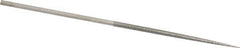 Value Collection - 5-1/2" OAL Fine Round Needle Diamond File - 1/8" Wide x 1/8" Thick, 2-3/4 LOC - Best Tool & Supply