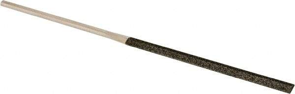 Value Collection - 5-1/2" OAL Fine Triangular Needle Diamond File - 11/64" Wide x 5/64" Thick, 2-3/4 LOC - Best Tool & Supply