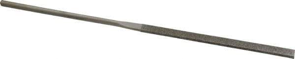 Value Collection - 5-1/2" OAL Medium Equalling Needle Diamond File - 13/64" Wide x 3/64" Thick, 2-3/4 LOC - Best Tool & Supply