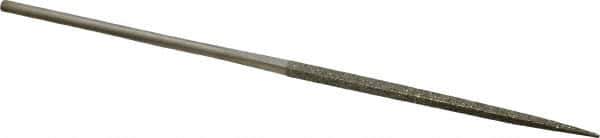 Value Collection - 5-1/2" OAL Coarse Square Needle Diamond File - 3/32" Wide x 3/32" Thick, 2-3/4 LOC - Best Tool & Supply