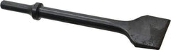 Value Collection - 1-1/2" Head Width, 6-1/2" OAL, Flat Chisel - Round Shank, Steel - Best Tool & Supply