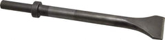 Made in USA - 2" Head Width, 12" OAL, 1/2" Shank Diam, Scaling Chisel - Round Drive, Round Shank, Alloy Steel - Best Tool & Supply