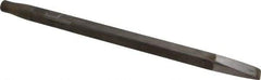 Made in USA - 15/16" Head Width, 18" OAL, Rivet Cutter Chisel - Round Drive, Round Shank, Alloy Steel - Best Tool & Supply