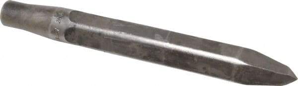 Made in USA - 10" OAL, Rivet Cutter Chisel - Round Drive, Round Shank, Alloy Steel - Best Tool & Supply