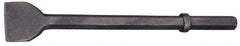 Made in USA - 3" Head Width, 20" OAL, 1-1/8" Shank Diam, Scaling Chisel - Hex Drive, Hex Shank, Alloy Steel - Best Tool & Supply