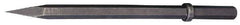 Made in USA - 1" Head Width, 22-1/4" OAL, 1" Shank Diam, Scaling Chisel - Hex Drive, Hex Shank, Alloy Steel - Best Tool & Supply