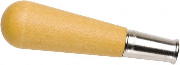 Nicholson - 4-1/2" Long x 1-3/16" Diam File Handle - For Use with 6, 8 & 10" Files - Best Tool & Supply