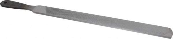 Nicholson - 12" Long, Hand American-Pattern File - Single, Double Cut, Handle - Best Tool & Supply