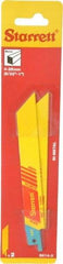 Starrett - 6" Long x 3/4" Thick, Bi-Metal Reciprocating Saw Blade - Straight Profile, 14 TPI, Toothed Edge, Universal Shank - Best Tool & Supply