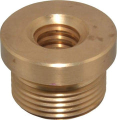 Keystone Threaded Products - 1.12" Long, 3/4" High, 1/2" Thread Length, Bronze, Right Hand, Round, Precision Acme Nut - 0.937-16 Thread Size, 2C Class of Fit - Best Tool & Supply