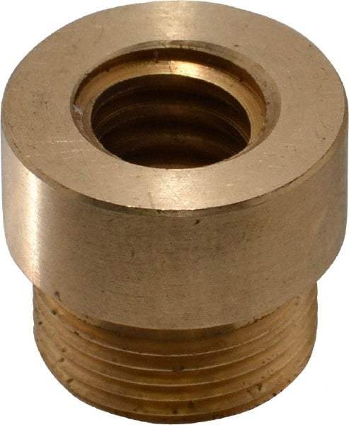 Keystone Threaded Products - 1.12" Long, 1" High, 1/2" Thread Length, Bronze, Right Hand, Round, Precision Acme Nut - 0.937-16 Thread Size, 2C Class of Fit - Best Tool & Supply