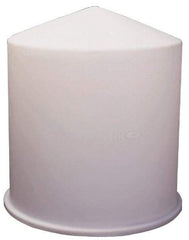 Made in USA - 55 Gallon Conical Bottom Plastic Open Top Tank - 36" High x 22" Diam - Best Tool & Supply