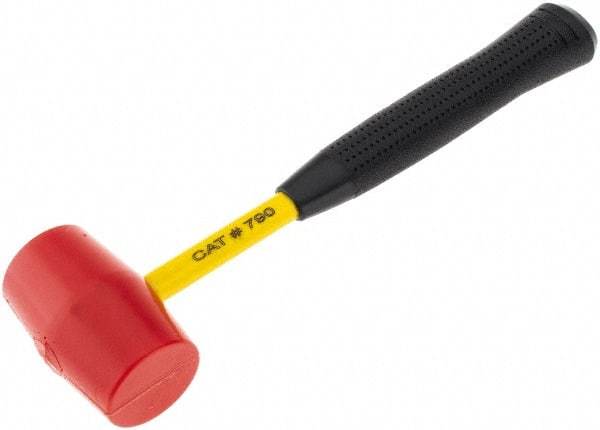 No-Mar - 5/8 Lb Head 1-5/8" Face Urethane Hammer - Fiberglass Handle - Best Tool & Supply