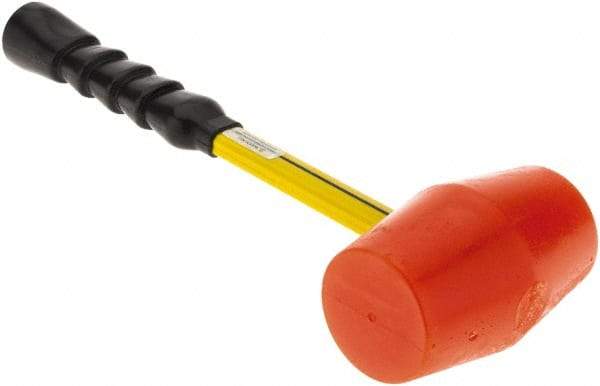 No-Mar - 1-7/8 Lb Head 2-5/8" Face Urethane Hammer - Fiberglass Handle - Best Tool & Supply