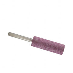 Grier Abrasives - 1 x 2" Head Diam x Thickness, W222, Cylinder, Aluminum Oxide Mounted Point - Best Tool & Supply