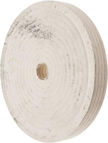 Divine Brothers - 10" Diam x 1" Thick Unmounted Buffing Wheel - Polishing Wheel, 1-1/4" Arbor Hole - Best Tool & Supply