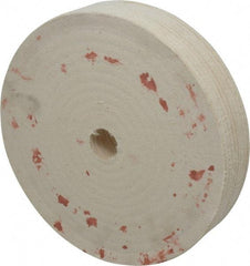 Divine Brothers - 10" Diam x 2" Thick Unmounted Buffing Wheel - Polishing Wheel, 1-1/4" Arbor Hole - Best Tool & Supply