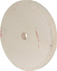 Divine Brothers - 12" Diam x 1" Thick Unmounted Buffing Wheel - Polishing Wheel, 1-1/4" Arbor Hole - Best Tool & Supply