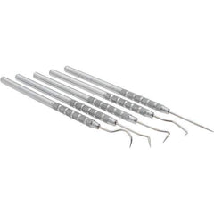 Value Collection - 5 Piece Precision Probe Set - Stainless Steel - Best Tool & Supply