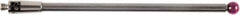 Renishaw - 0.1181 Inch Ball Diameter, Carbide Stem, M2 Thread, Ruby Point Ball Tip CMM Stylus - 1.8504 Inch Working Length, 0.0787 Inch Stem Diameter, 1.9685 Inch Overall Length - Best Tool & Supply