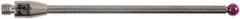 Renishaw - 0.1181 Inch Ball Diameter, Carbide Stem, M3 Thread, Ruby Point Ball Tip CMM Stylus - 1.7205 Inch Working Length, 0.0787 Inch Stem Diameter, 1.9685 Inch Overall Length - Best Tool & Supply