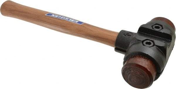 Vaughan Bushnell - 4-1/2 Lb Head 2" Face Rawhide Rawhide Split Head Hammer - Wood Handle - Best Tool & Supply