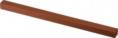 Norton - 4" Long x 1/4" Wide x 1/4" Thick, Aluminum Oxide Sharpening Stone - Square - Best Tool & Supply