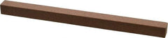 Norton - 4" Long x 1/4" Wide x 1/4" Thick, Aluminum Oxide Sharpening Stone - Square - Best Tool & Supply