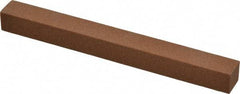 Norton - 4" Long x 3/8" Wide x 3/8" Thick, Aluminum Oxide Sharpening Stone - Square - Best Tool & Supply