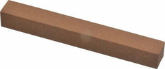 Norton - 4" Long x 1/2" Wide x 1/2" Thick, Aluminum Oxide Sharpening Stone - Square - Best Tool & Supply