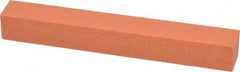 Norton - 4" Long x 1/2" Wide x 1/2" Thick, Aluminum Oxide Sharpening Stone - Square - Best Tool & Supply